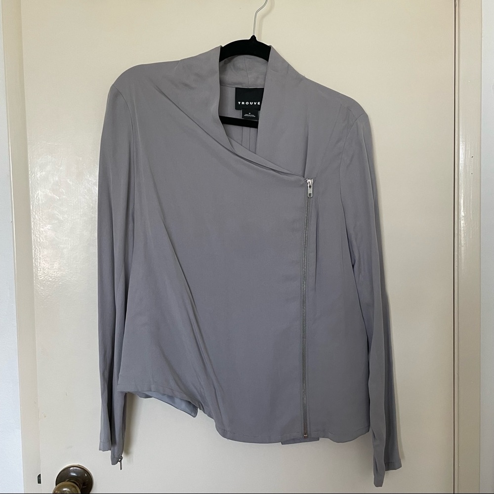 Trouvé Lightweight Jacket in Gray size M